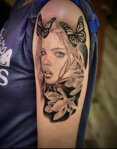 Explore lifeline tattoo ideas, creative tattoo ideas in Valdosta, available at Acid Ink Tattoos