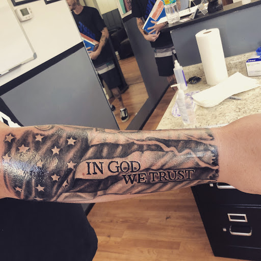 Explore tattoo cover up ideas chest, creative tattoo ideas in Sarasota, available at SEVEN SINS Tattoo Studio