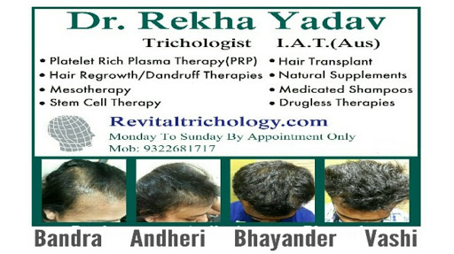 Dr. Rekha Yadav |Trichologist | Hair Regrowth Treatment | PRP | Mesotherapy | Hair Growth Factor Therapy | Hair Fall and Hair Regrowth Treatment Doctor | Revital Trichology