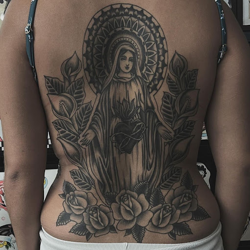 Explore mia tattoo ideas, creative tattoo ideas in San Jose, available at The Holy Scythe Tattoo