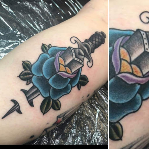 Explore weird tattoo ideas, creative tattoo ideas in Bloomington, available at Crimson Breed Tattoo Studio