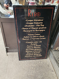 Restaurant Restaurant Chez Ribe à Paris (la carte)