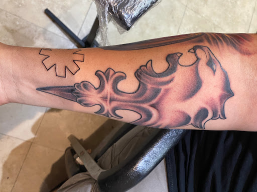 Explore deer antler tattoo ideas, creative tattoo ideas in Venice, available at House of Ink