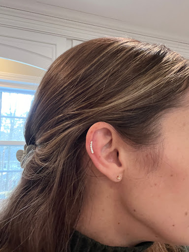 Explore lung cancer ribbon tattoo ideas, creative tattoo ideas in Atlanta, available at Rowan Krog District