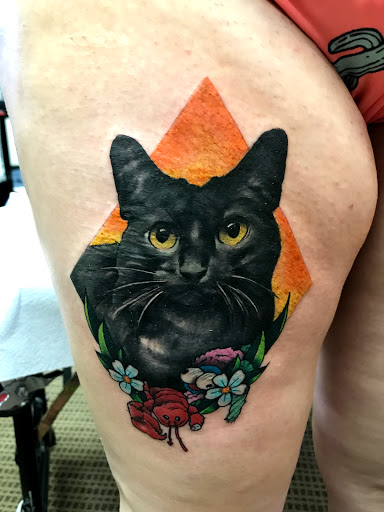 Explore cool small face tattoo ideas, creative tattoo ideas in New Kensington, available at BLUE HERMIT TATTOO