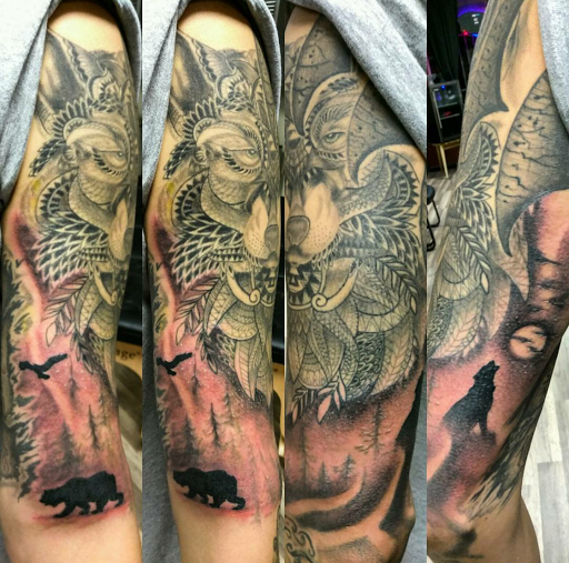 Explore taurus sign tattoo ideas, creative tattoo ideas in Phoenix, available at Grand Avenue Tattoo & Piercings