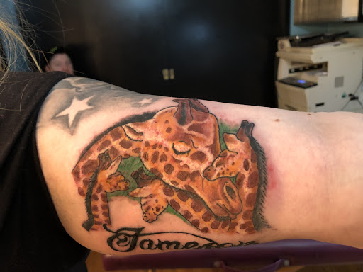 Explore culinary tattoo ideas, creative tattoo ideas in Calumet, available at Tattooing by Big Ben