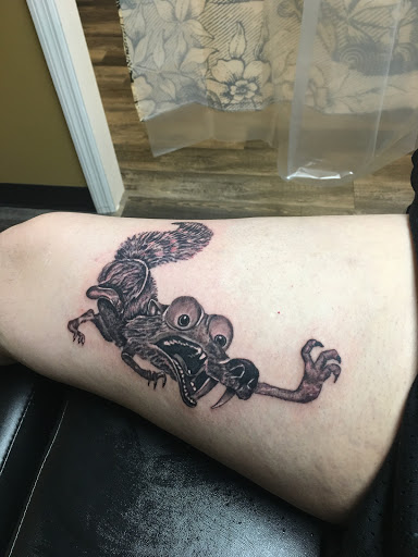 Explore scorpio sign tattoo ideas, creative tattoo ideas in Warner Robins, available at Untold Pain Tattoo Studio