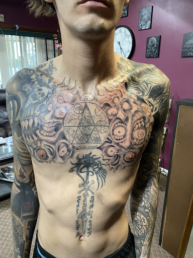 Explore collarbone tattoo ideas men, creative tattoo ideas in Orland, available at K1LL3R ARTW0RK