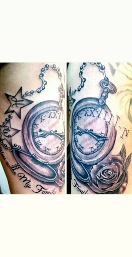 Explore tattoo ideas with your child's name, creative tattoo ideas in Hialeah, available at Allstar Tattoo & Body piercing
