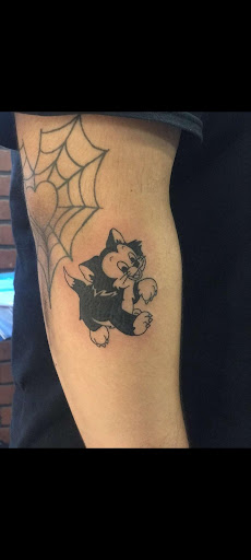 Explore calf tattoo ideas men, creative tattoo ideas in Utica, available at Beyond The Chair Tattoo Studio - Shelby Township
