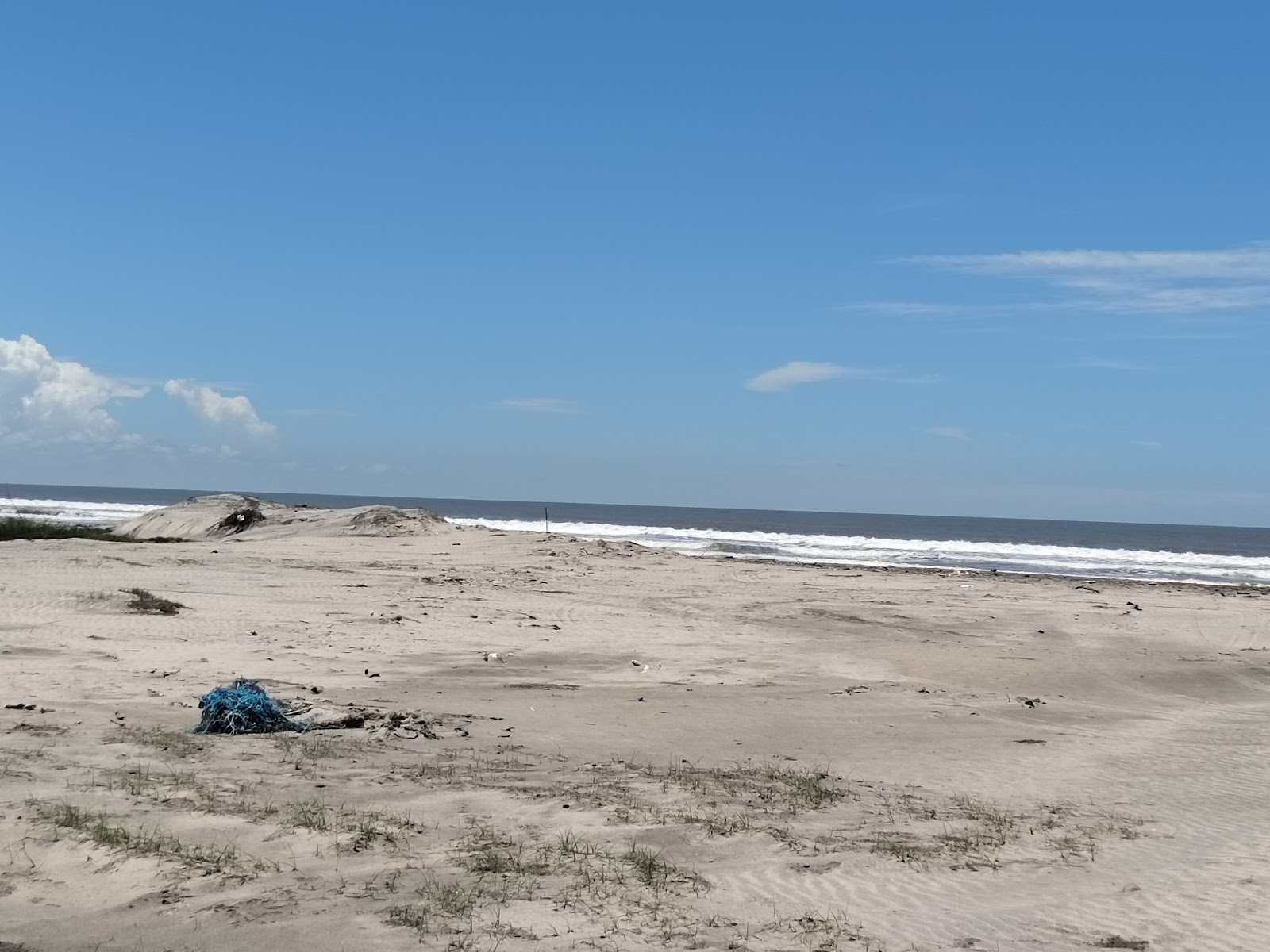 Crab Beach的照片 带有明亮的沙子表面