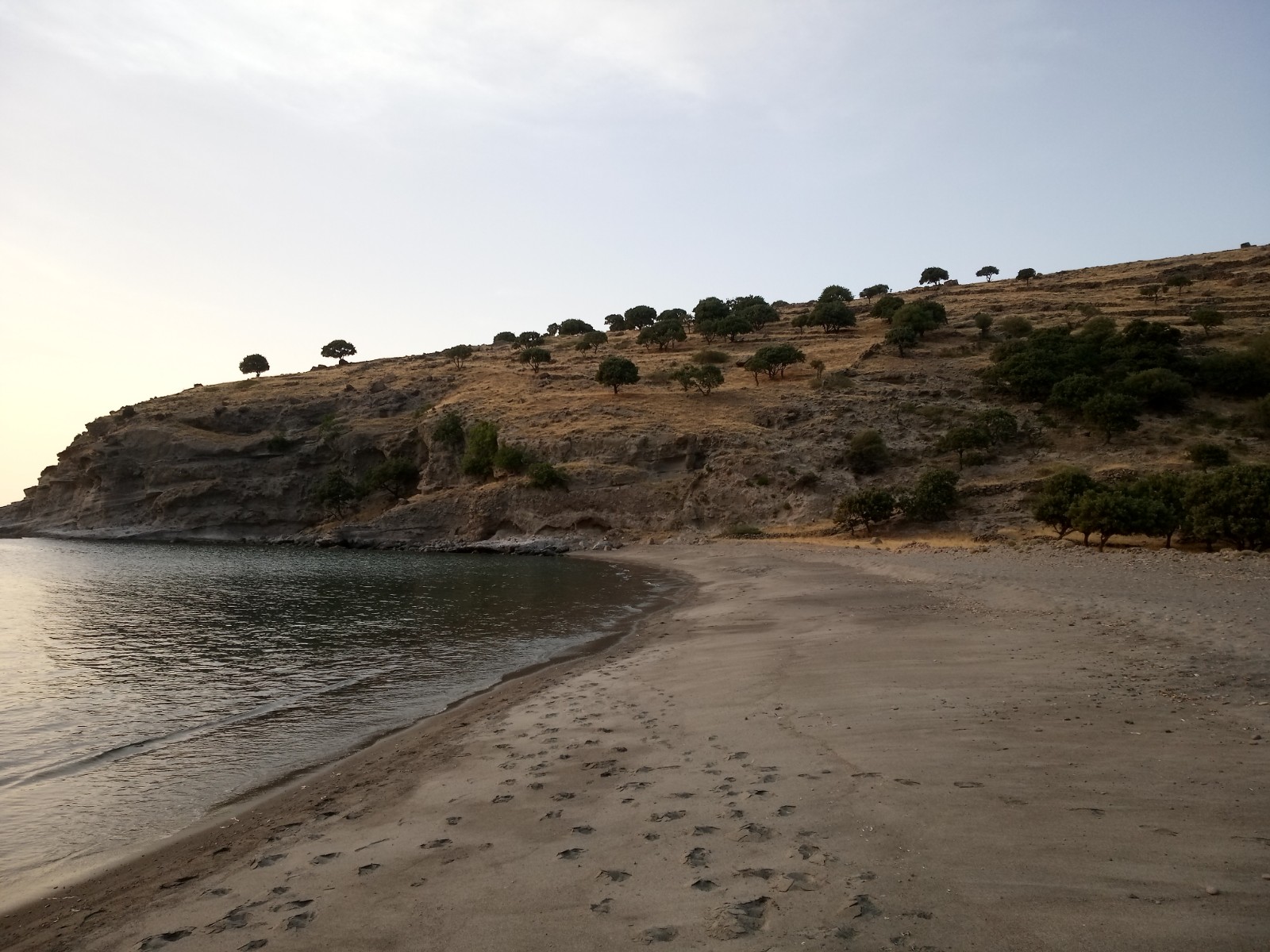 Foto af Agios Dimitrios beach II med blåt rent vand overflade