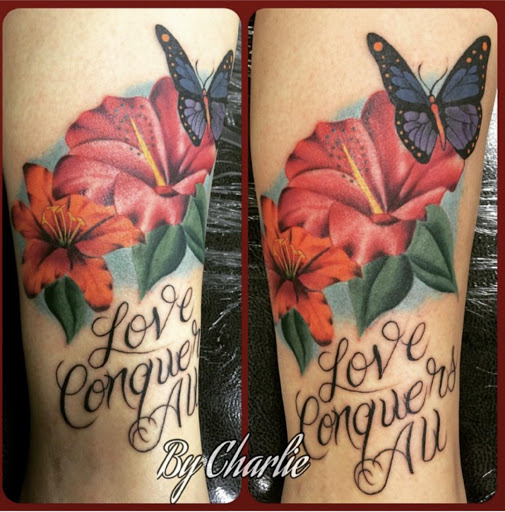Explore father mother and son tattoo ideas, creative tattoo ideas in Fresno, available at True Anchor Tattooing