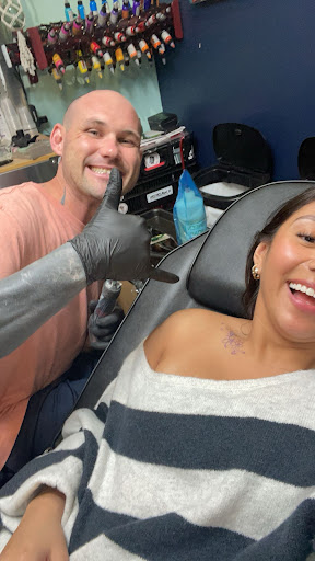 Explore women's collarbone tattoo ideas, creative tattoo ideas in Destin, available at Atomic Frog Tattoo