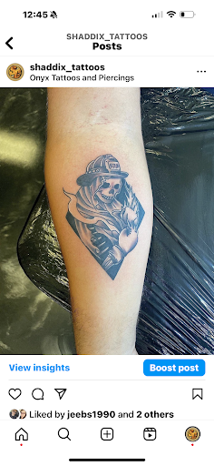 Explore boyfriend and girlfriend tattoo ideas, creative tattoo ideas in New Braunfels, available at SHARPTOOTH TATTOOS