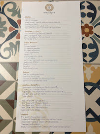 Menu / carte de Boutique - Tapas & Petiscos à Coimbra