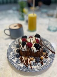 Pain perdu du Restaurant servant le petit-déjeuner La petite Bleue BRUNCH & COFFEE à Paris - n°8