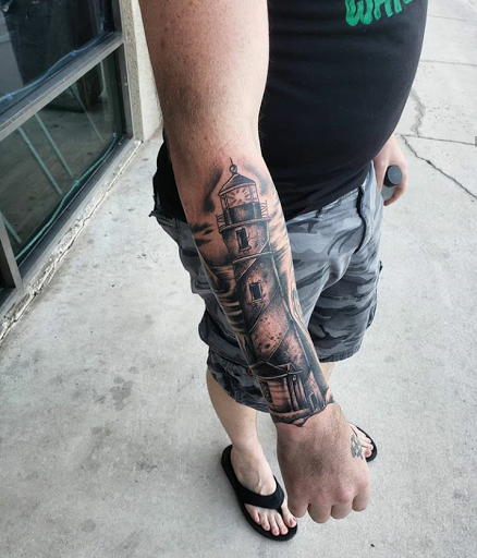 Explore king tattoo ideas, creative tattoo ideas in Atlantic Beach, available at The Ink Chamber Tattoo Parlor