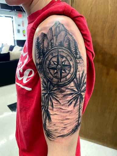 Explore trout tattoo ideas, creative tattoo ideas in Lawton, available at Impact Ink Tattoo Studios