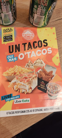 Menu / carte de O'Tacos à Perpignan