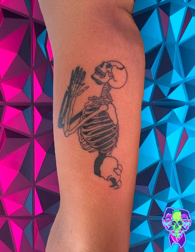 Explore simple neck tattoo ideas, creative tattoo ideas in Bethlehem, available at Soul Glow Electric Ink