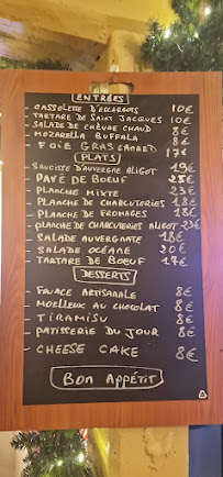 Menu / carte de La Réserve Du Terroir - Restaurant Paris 4 à Paris