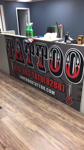 Explore skull neck tattoo ideas, creative tattoo ideas in Mchenry, available at Lunchbox Tattoo and Body Piercing