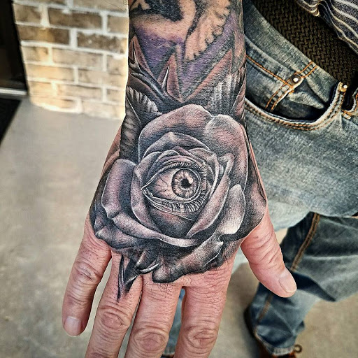 Explore tattoo ideas for outdoorsmen, creative tattoo ideas in Pendleton, available at Just Another Hole in the Wall Tattoo