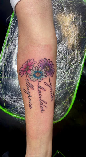Explore black tattoo ideas for women, creative tattoo ideas in Meridian, available at Creative Pain Tattoo Studio
