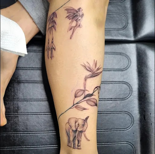 Explore cherry tattoo ideas, creative tattoo ideas in San Diego, available at Goddess Temple Tattoo Studio