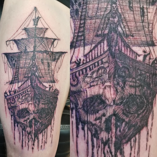 Explore woods tattoo ideas, creative tattoo ideas in Wheeling, available at SPFX Tattoo