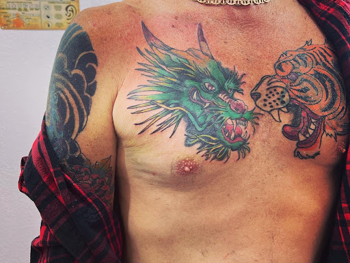 Explore fruits basket tattoo ideas, creative tattoo ideas in Cocoa, available at Rorschach Tattoo Shop and Piercing Studio