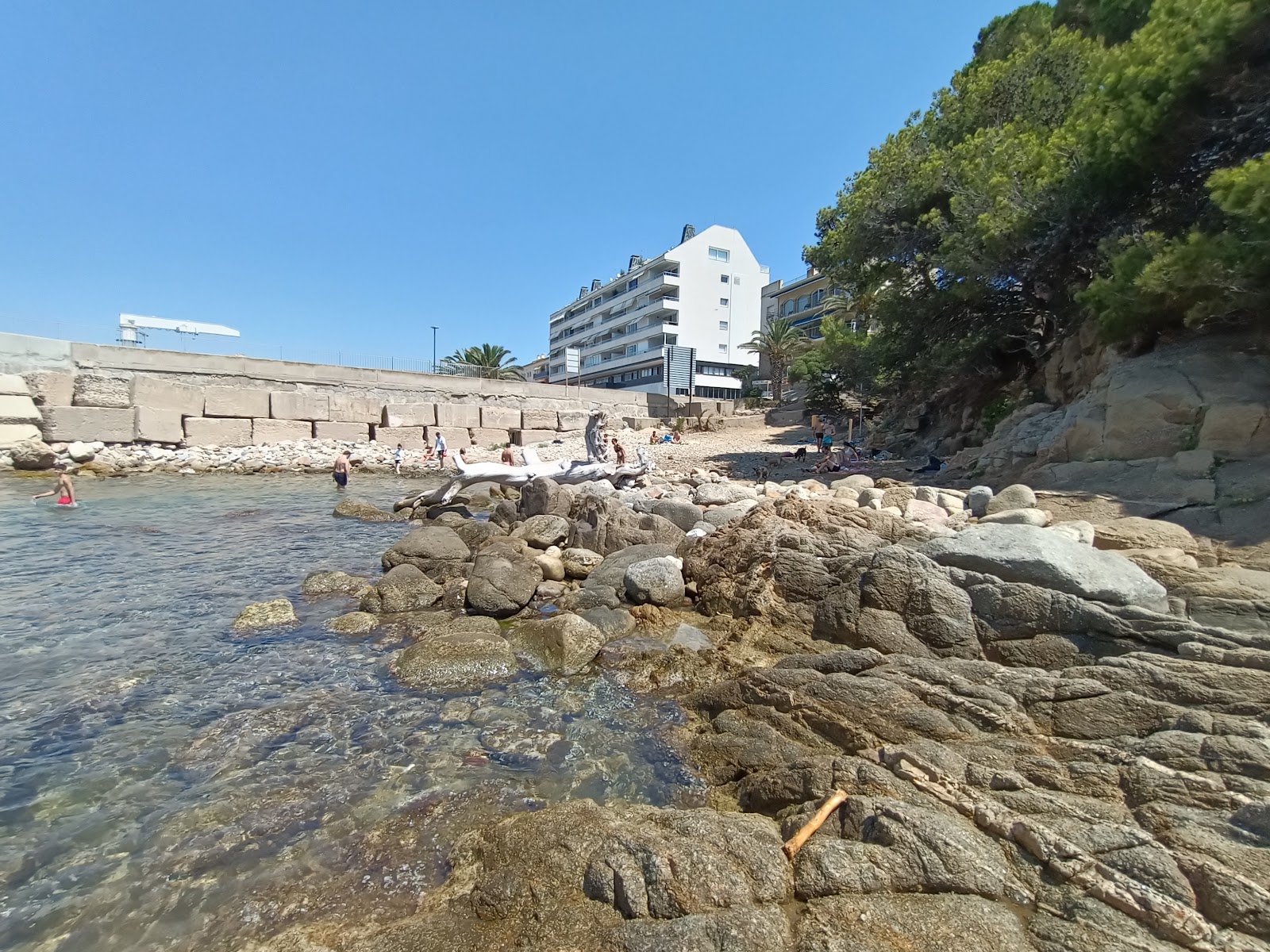 Fotografie cu Playa Pere Grau și așezarea