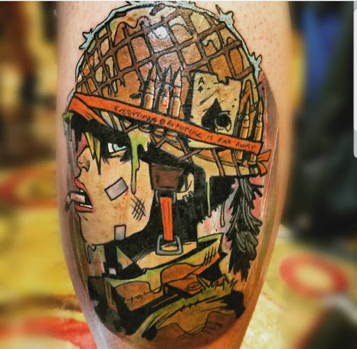 Explore cartoon tattoos ideas, creative tattoo ideas in Millsboro, available at Tattoo Galaxy (Millsboro) Piercing & Custom tattoos