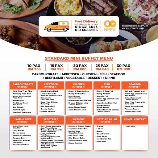 Orange Catering Malaysia | Best Halal Caterer in KL & Klang Valley