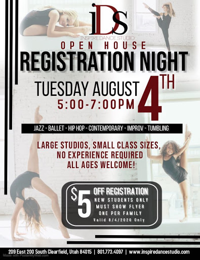 Dance School «Inspire Dance Studio», reviews and photos, 209 E 200 S, Clearfield, UT 84015, USA