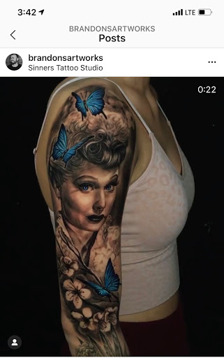 Explore manifestation tattoo ideas, creative tattoo ideas in Dallas, available at Sinners Tattoo Studio and Supply