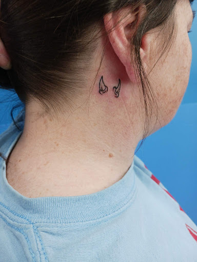 Explore real heart tattoo ideas, creative tattoo ideas in Dayton, available at Uppity Tattoos