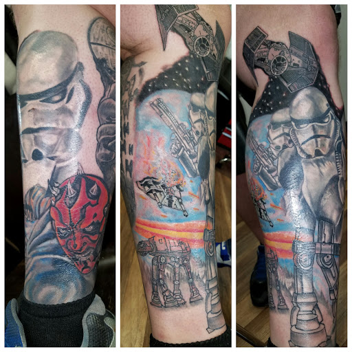 Find female breast tattoo ideas for your next unique tattoo in Hilliard at 22 Caliber Tattoo Mega Studio