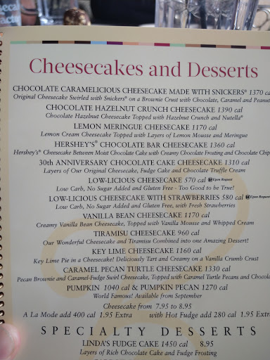 Restaurant «The Cheesecake Factory», reviews and photos, 5162 Meadowood Mall Cir, Reno, NV 89502, USA