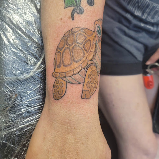 Explore tattoo ideas for men leg, creative tattoo ideas in Ozark, available at Tooth & Nail Tattoo & Piercing