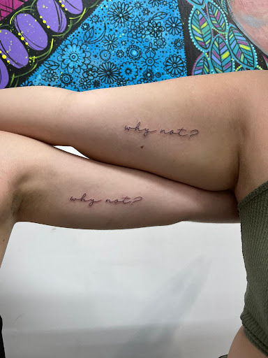 Explore formula 1 tattoo ideas, creative tattoo ideas in Miami, available at Glitterpoop Studios