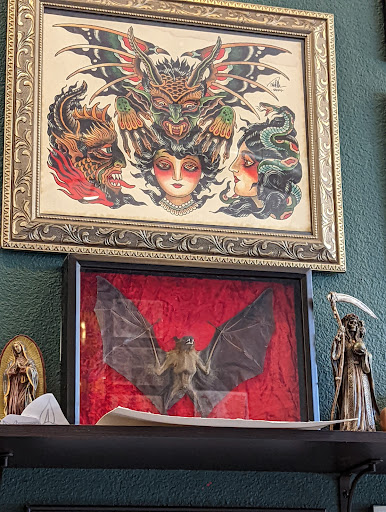 Explore cover up tattoo ideas for chest, creative tattoo ideas in Colorado Springs, available at El Dorado Tattoo Parlour and Social Club