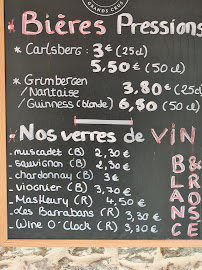 Restaurant le Saint Georges à Nantes menu