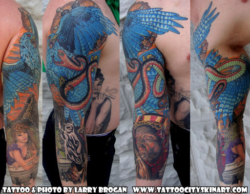 Find sun moon tattoo ideas for your next unique tattoo in Lockport at Tattoo City by Larry Brogan