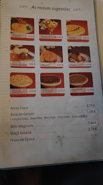 O Crispim à Fátima menu