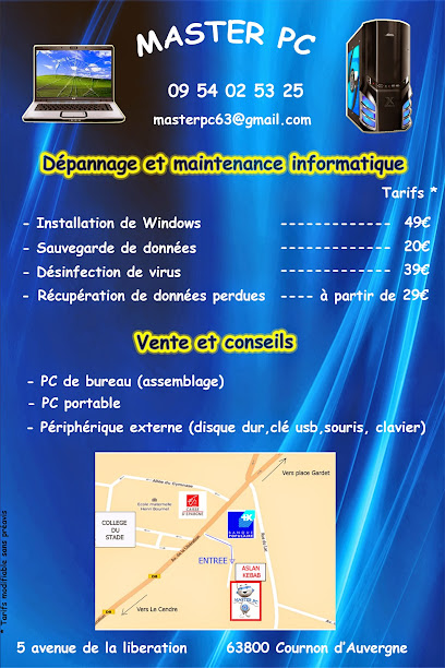 MASTER PC Cournon-d'Auvergne 63800