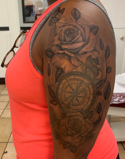 Explore heart attack tattoo ideas, creative tattoo ideas in Tampa, available at Angel Tattoo