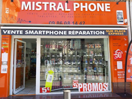 MISTRAL PHONE 1 ,Centre de Réparation téléphone Marseille 13004 iPhone Samsung Huawei tablette iPad